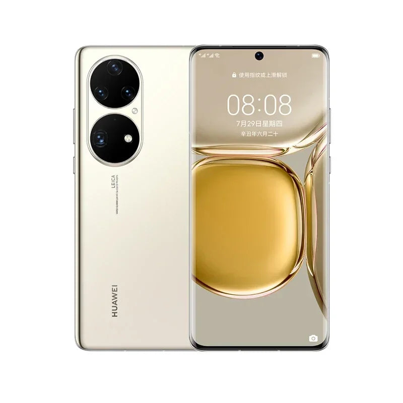 Huawei P50 Pro 4g SmartPhone CPU Snapdragon 888 6.6 pouces écran HarmonyOS 4360mAh batterie Original utilisé téléphone