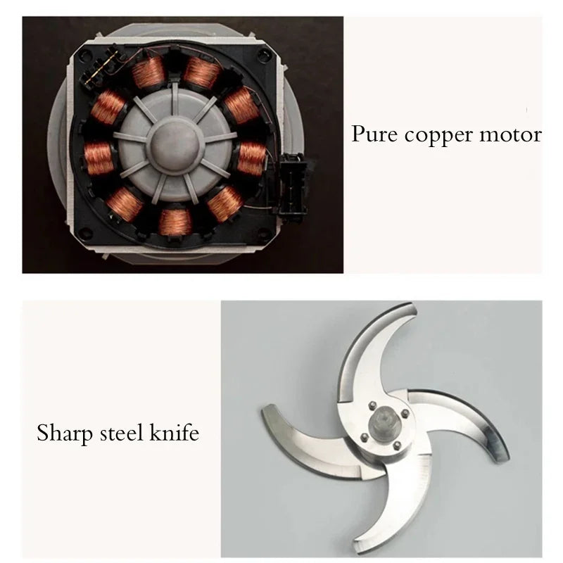 Hachoir électrique Commercial 220V, Machine de coupe, broyeur de légumes, robot culinaire