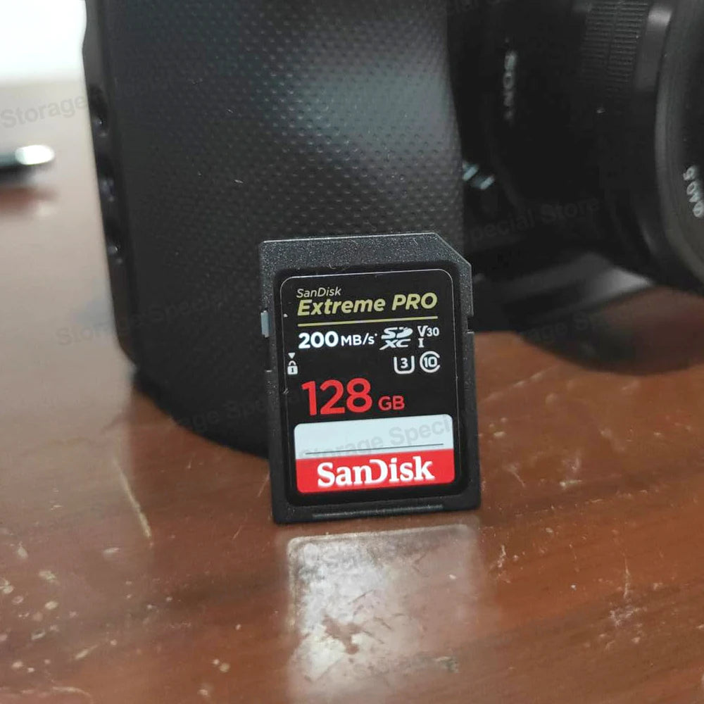 Carte SD SanDisk Extreme PRO 512G 256G 128G 64G 32G U3 4k lecture jusqu'à 200 mo/s C10 V30 UHS-I cartes mémoire SDHC/SDXC pour appareil photo