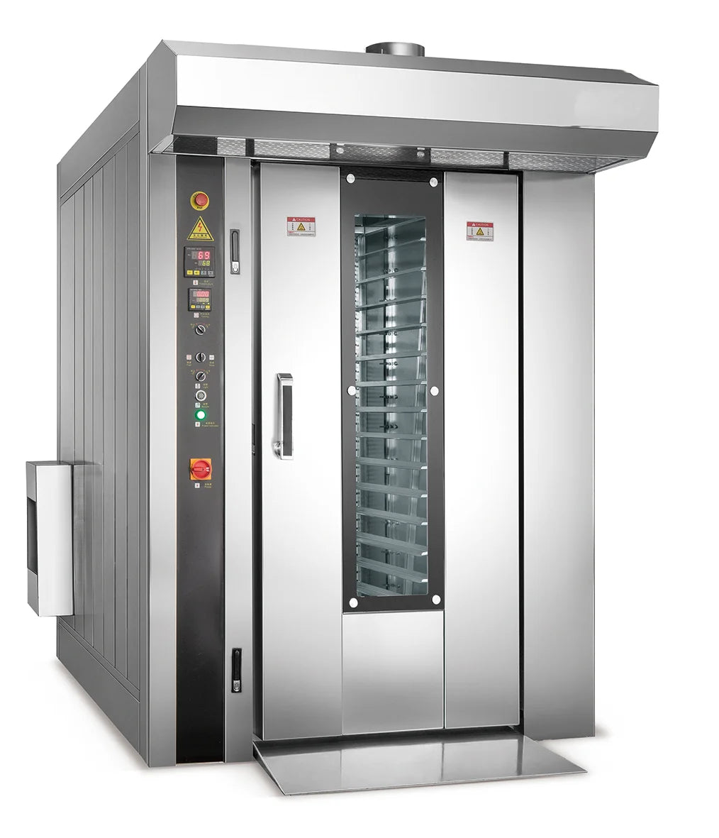 Four rotatif électrique industriel de prix, traitement thermique au gaz de boulangerie, fours de comptoir de boulangerie de Pizza commerciale avec roue