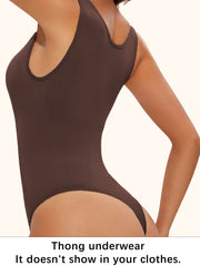 Shapewear Body string Fajas corps Shaper pour les femmes sans couture léger contrôle du ventre minceur ventre plat sous-vêtements entrejambe ouvert