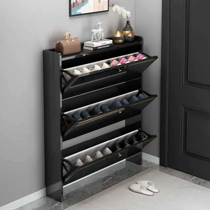 Étagère à chaussures peu encombrante armoires organisateur armoire d'entrée étagère à chaussures placards Meuble d'entrée De Rangement meubles De maison