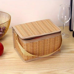 Nouveau Conteneur alimentaire Portable panier sac isolant boîte à déjeuner sac de pique-nique pour Camping en plein air stockage à domicile