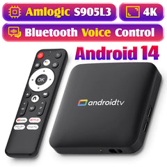Android 14.0 Smart TV Box H96 Max S905L3 Home cinéma Bluetooth avec Google lecteur multimédia vocal 2G 16G 4K HD ensemble vidéo TV BOX