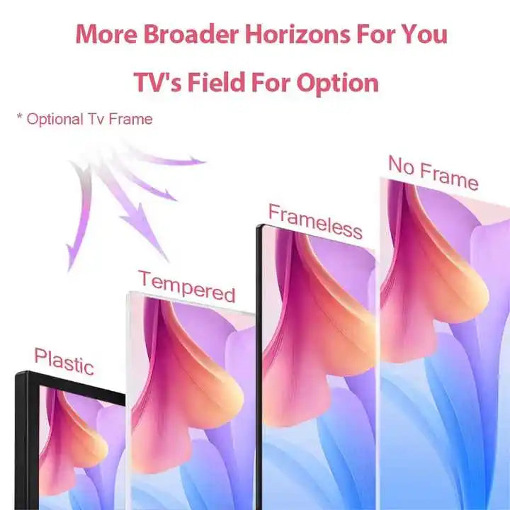 Prix de gros 4K Android Smart TV 50 55 65 75 85 pouces Logo personnalisé OEM incassable LED TV HD définition