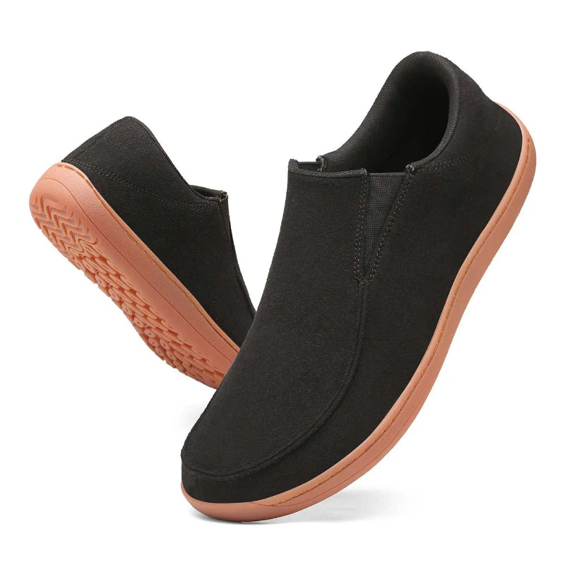 Fujeak-Chaussures décontractées pour hommes, mocassins classiques, baskets larges non alds, chaussures pour hommes, pieds nus, grande taille, 2024