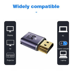 Adaptateur de câble compatible HDMI, mini micro hdmi vers HDMI 2.1, convertisseur 48Gpbs 8K60HZ 4K120HZ pour projecteur HDTV PS4 PS5, ordinateur portable