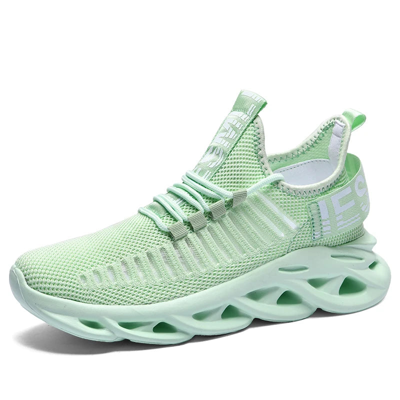 Vente chaude hommes chaussures de course respirant sport baskets en plein air antidérapant baskets Couple décontracté confortable chaussures de course