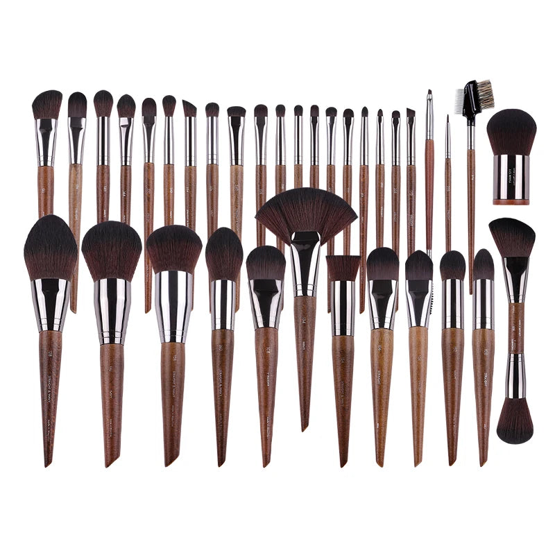 MyDestiny MUF Makeup Brush Set & Kit Foundation Blusher Eyeshadow Highlight Powder Eyebrow Brushes for Professional Artist