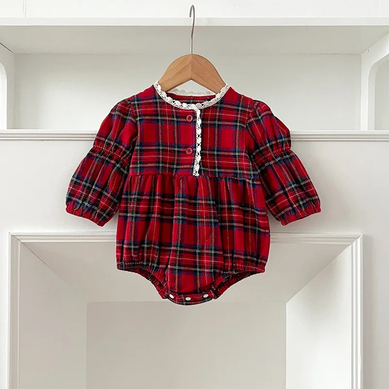 Barboteuse de noël pour bébés garçons et filles, combinaison épaisse de dessin animé père noël cerf, vêtements d'automne et d'hiver pour nouveau-nés