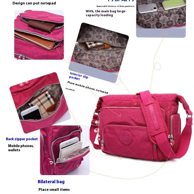 TEGAOTE sacs de messager femmes bandoulière sac à bandoulière dame Bolsa Feminina Mujer grand solide plage sac de voyage femme fermeture éclair 2024