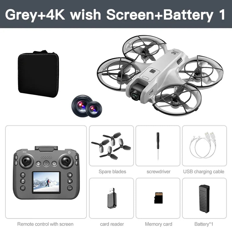 Xiaomi V666 MINI Drone 4K professionnel WIFI 5G Dron évitement d'obstacles sans brosse Altitude Mode sans tête RC quadrirotor FPV jouets