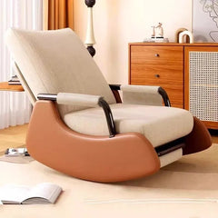 Fauteuil à bascule pour la pause déjeuner, fauteuil inclinable paresseux, canapé Tat, balcon, adulte unique, maison, loisirs, paresseux, peut dormir, coussin en latex