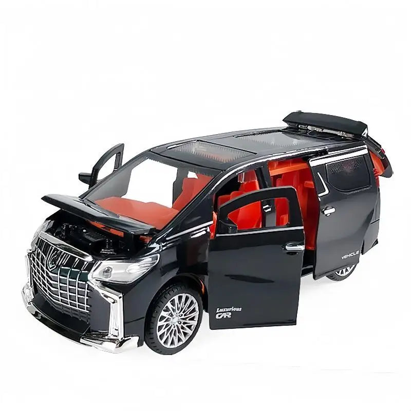 Modèle de voiture commerciale de Simulation, 1 pièce, cadeau pour garçon, jouet de voiture à inertie pour enfants avec son d'éclairage, cadeau de vacances pour enfants