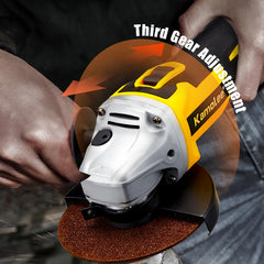 Kamolee-Meuleuse d'angle électrique sans fil sans balais, coupe de vitesse, compatible avec la batterie Makita 18V, 18V, 100mm, 125mm, 4/5 pouces