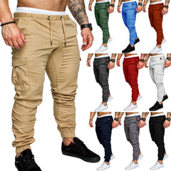 Nouveau outillage pantalon multi-poches pantalon Cargo homme tissu tissé décontracté Style Safari Joggers hommes