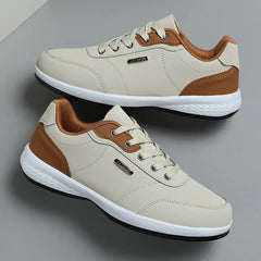 Cuir hommes chaussures baskets tendance chaussures décontractées confortable respirant loisirs hommes baskets chaussures antidérapantes hommes chaussures de sport
