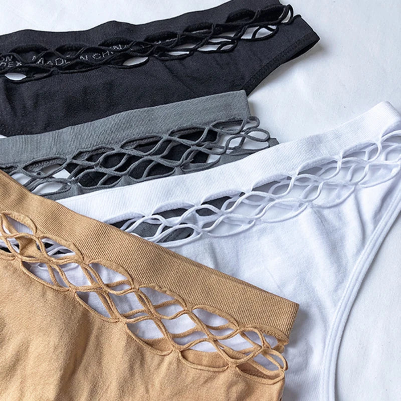 Lingerie sexy sans couture pour femmes, sous-vêtements élastiques pour femmes, filet de pêche, string G, culotte Europe, livraison directe, nouveau, 2020