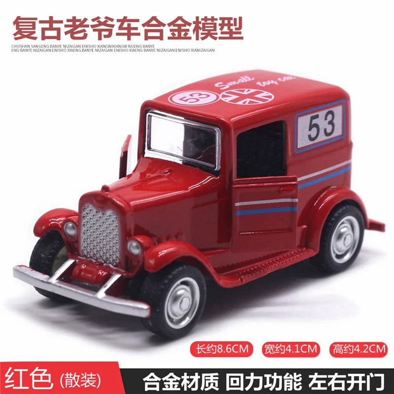 Mignon moulé sous pression en alliage métal voiture Bus moteur Tricycle moto Taxi modèle jouet enfants cadeau d'anniversaire
