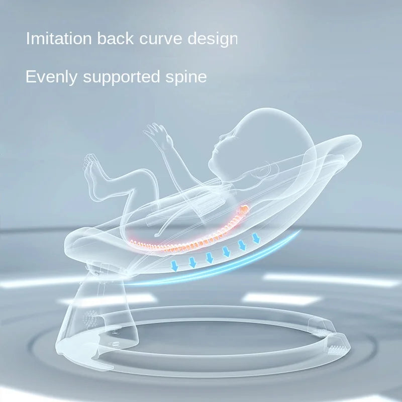 Chaise à bascule électrique pour bébé, berceau de sécurité, chaises à bascule pour nouveau-né, berceaux pour dormir de 0 à 2 ans