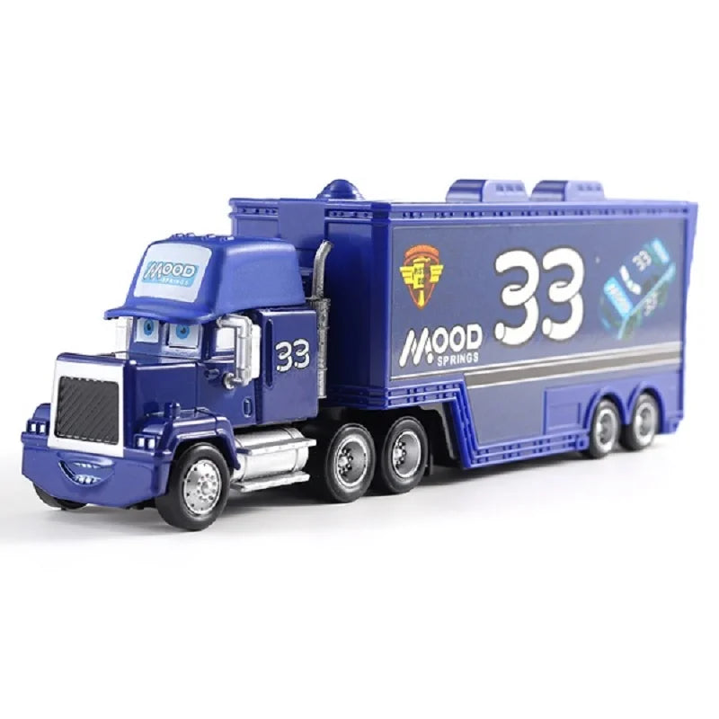 Disney Pixar Cars 2 3 Lightning McQueen Mack oncle Jackson Storm voiture camion 1:55 véhicule moulé sous pression jouets en métal cadeau pour enfants enfant