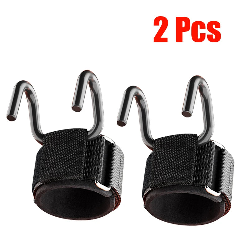 1/2 pièces crochet de levage dragonne poignée de main Support traction dure levage gants de Fitness pour hommes et femmes équipement de Fitness salle de sport