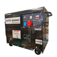 Générateur diesel silencieux électrique de secours, démarrage électrique, monophasé, triphasé, 3KW, 5KW, 6KW, 50Hz