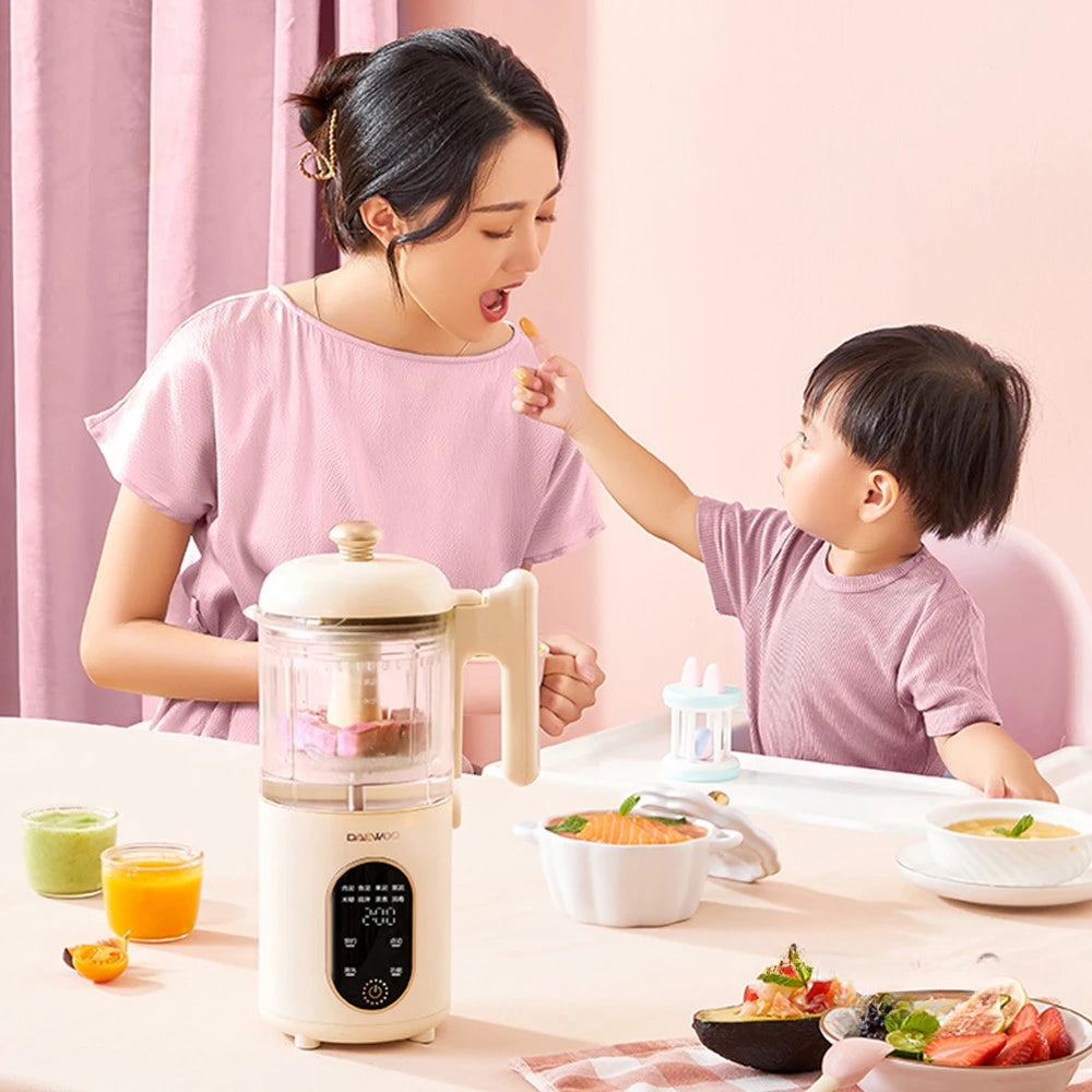 DAEWOO-Mélangeur d'aliments multifonction pour bébé, centre commercial, robot ménager pour bébé, cuisson à la vapeur automatique, supplément d'arrête, 250ml