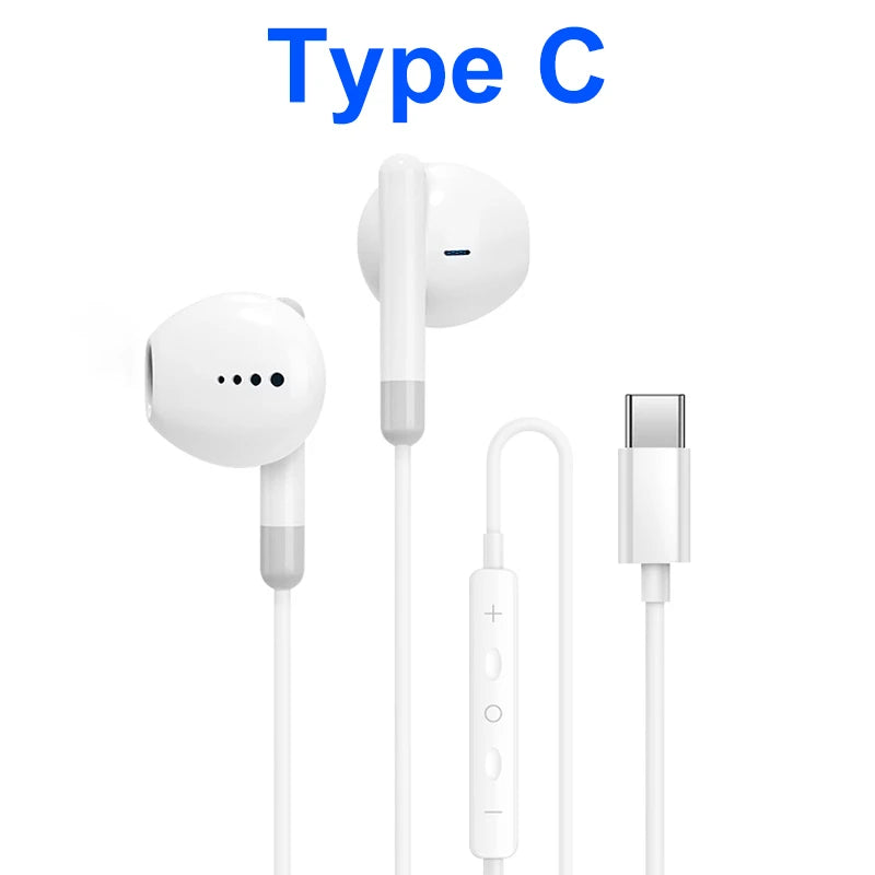 Casque original pour Samsung Galaxy 20 21 22 23 écouteurs intra-auriculaires Note 20 10 9 8 Type C 3,5 mm filaire casque téléphone accessoires