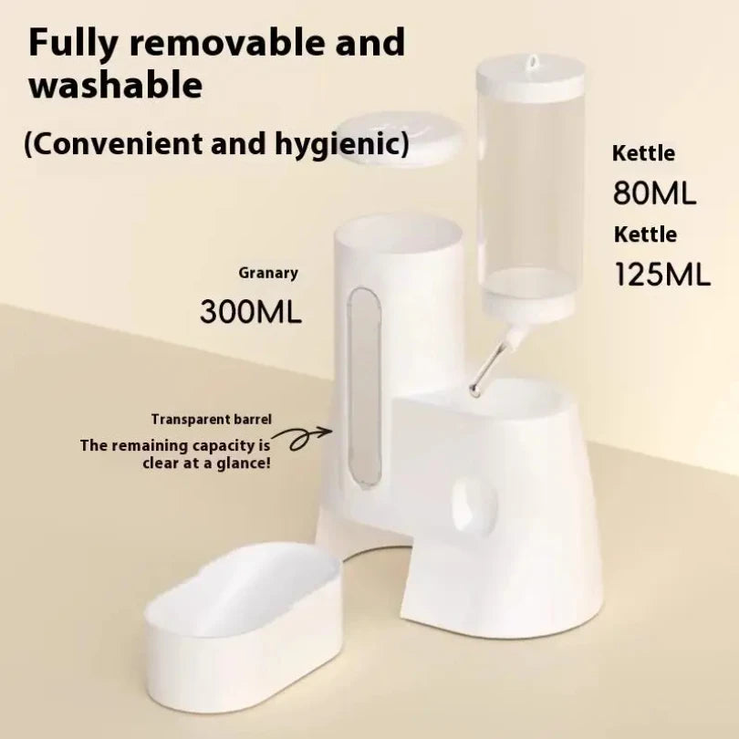 Mangeoire et abreuvoir pour Hamster 2 en 1, grande capacité, distributeur automatique étanche, distributeur d'eau et d'aliments, fournitures d'alimentation