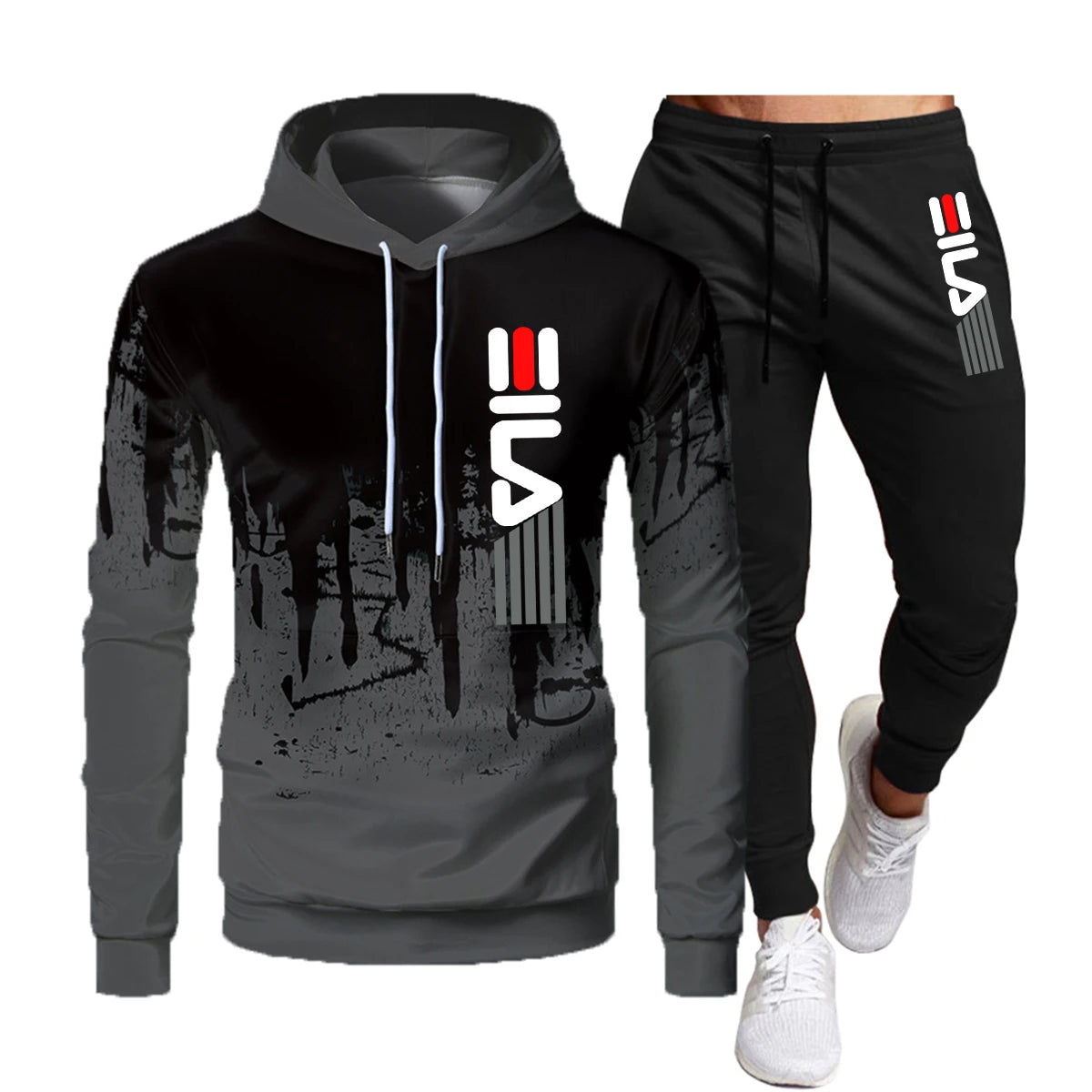 Sweat à capuche Costume Hommes Mode Sweat à capuche Marque Pantalon Casual Jogging Wear Sports Wear Sweatshirt