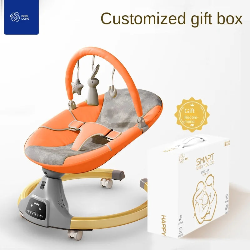 Chaise à bascule pour bébé, chaise apaisante, berceau électrique multifonctionnel pour bébé, berceau de couchage pour nouveau-né, balançoire électrique pour bébé