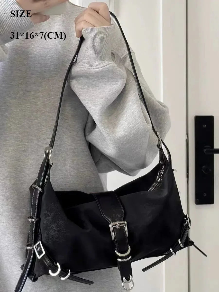 Richme Punk Bolso Mujer mode 2025 tendance nouveau Design chaînes bandoulière sacs à bandoulière Harajuku Y2k PU individualité dames sacs