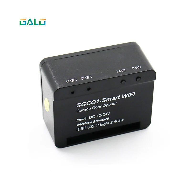 Contrôleur d'ouverture de porte de garage WiFi intelligent, télécommande de n'importe où, aucun concentrateur nécessaire, enregistrement historique, réglage de la minuterie, calendrier