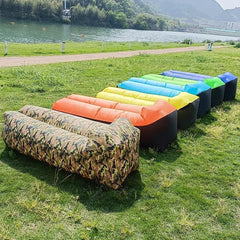 Tendance produits de plein Air canapé-lit gonflable rapide sac de couchage de bonne qualité sac gonflable sac paresseux canapé de plage 240*70 cm