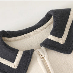 Barboteuse de noël pour bébé, manches longues, polaire chaude d'hiver, vêtements d'extérieur pour nourrissons, combinaisons unisexes pour garçons et filles