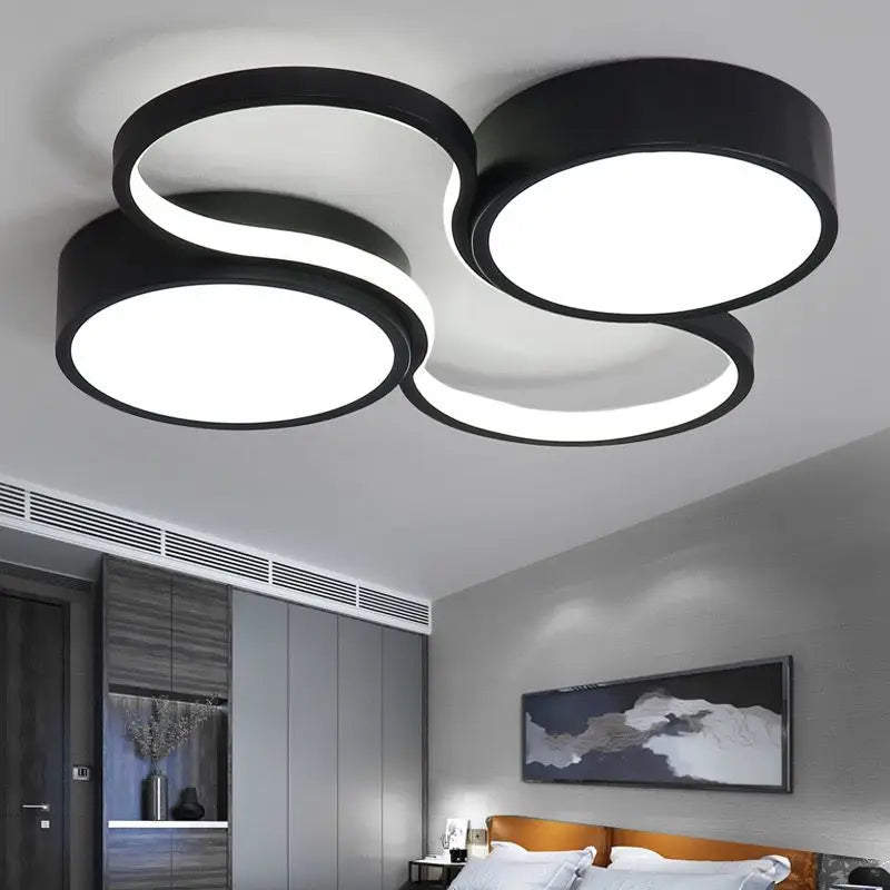 LED Ceiling Light Circular Bedroom Light Nordic Modern Minimalist Gold Light Luxury Style Room Lighting Fixtures