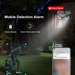 LS VISION 8MP 4K 180 °   Caméra IP panoramique WIFI à double objectif, Angle de vue Ultra grand, détection de mouvement extérieur, caméra de sécurité domestique