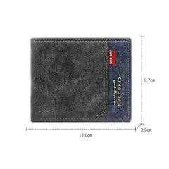 Portefeuilles courts pour hommes avec gravure de nom gratuite, porte-cartes classique, sac à main simple pour homme, poche à monnaie à fermeture éclair, pinces à billets, haute qualité, nouveau