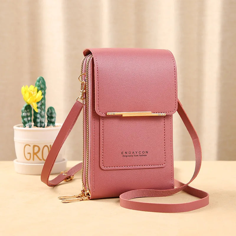 Buylor sac à main femme écran tactile sac à main pour téléphone portable sac à bandoulière femme pas cher petit portefeuille en cuir souple bandoulière сумка ж Dönusen