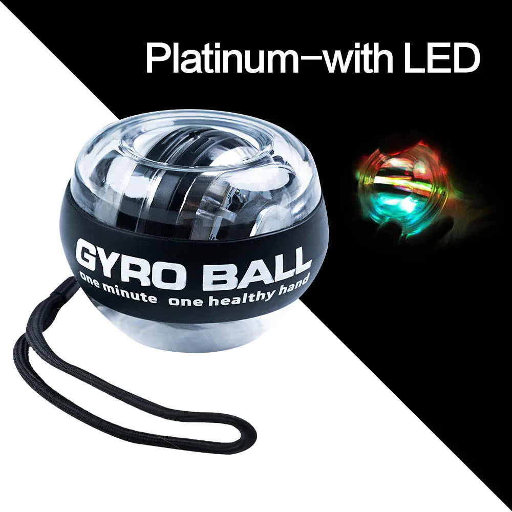 Pouvez-vous rotee LED Power Trainer Ball, Gamme de démarrage automatique, pouvez-vous ro Power, Poignet, Bras, Main, Force musculaire, Équipement de fitness