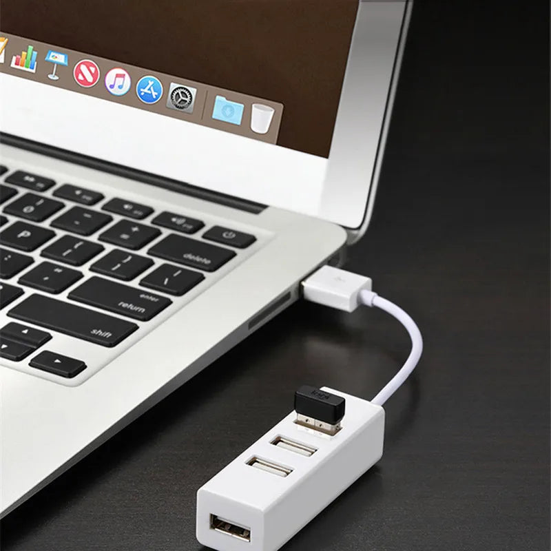 Hub USB Multi 2.0 Hub USB répartiteur adaptateur d'alimentation haute vitesse 4 ports tout en un pour PC Windows accessoires informatiques