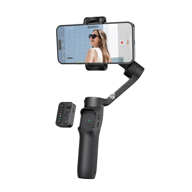 Hohem iSteady X3 SE 3-Axi stabilisateur de cardan avec télécommande et stabilisateur de téléphone pliable pour iPhone/Samsung/Xiaomi/HuaWeii