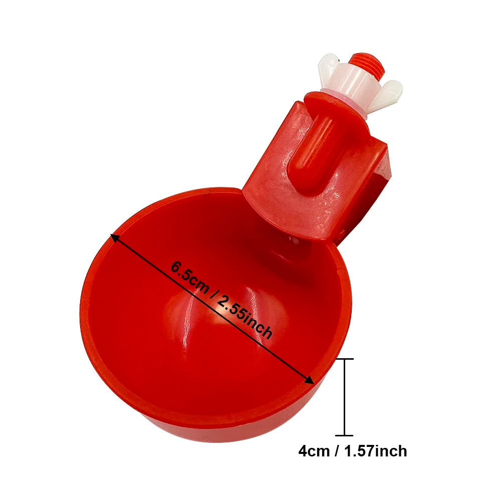 Abreuvoir automatique jetable pour animaux de ferme, bol à boire pour volaille, poussins, canard, oie, mélangeur d'eau, 1-20 pièces