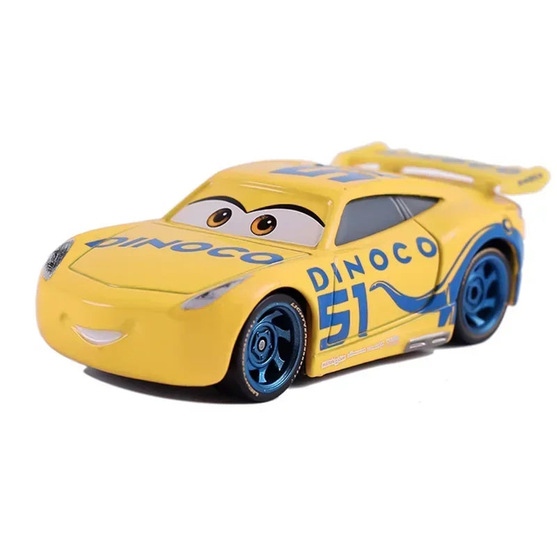 Voiture 2 Miss Fritter Pixar Lightning Mcqueen Collection Mini voitures de course 3 Cruz Ramirez Frank Queen jouet enfant Dinoco Guido Luigi