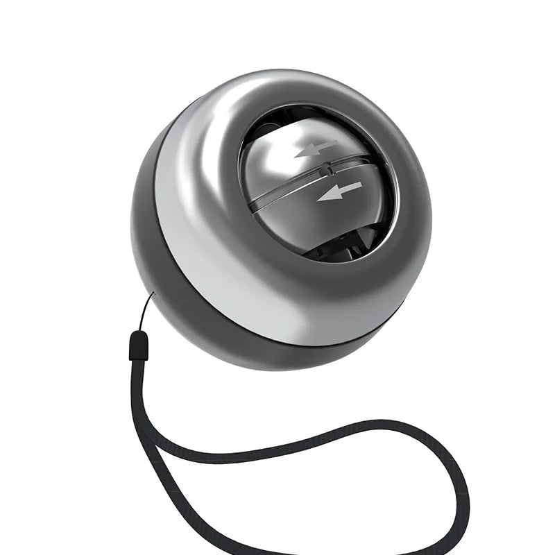 Balle de poignet à démarrage automatique en métal, gyroscope, balle de préhension, entraînement musculaire des bras, équipement de sport et de fitness
