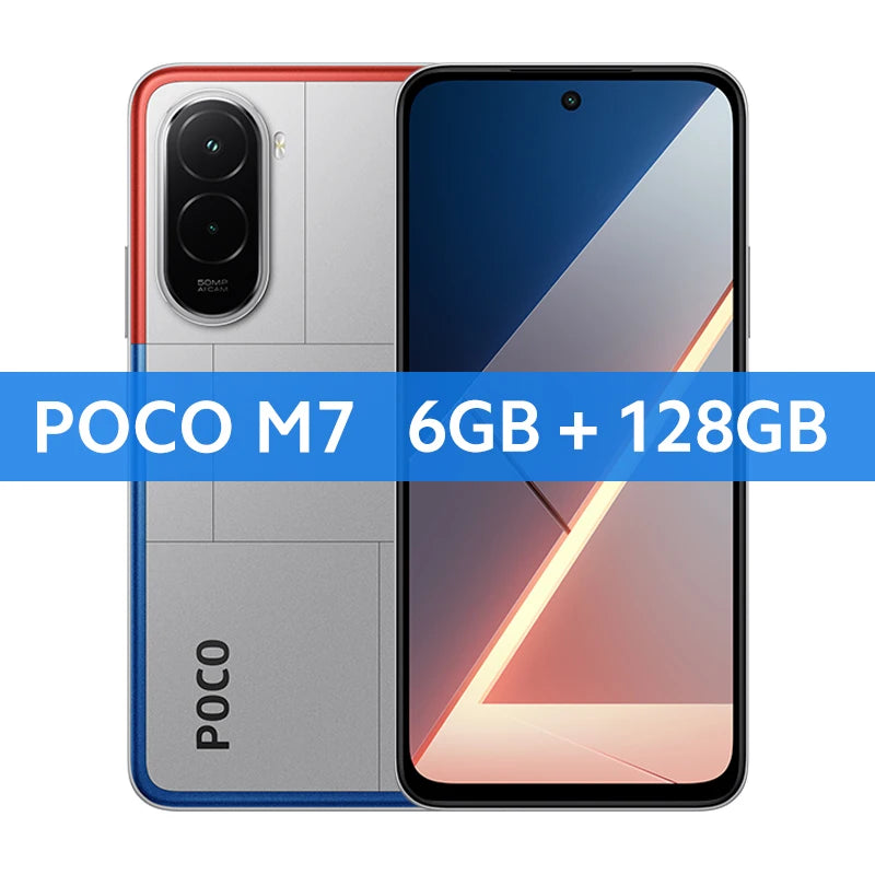 【Première mondiale】POCO M7 Version mondiale Smartphone Snapdragon 685 7000mAh batterie immersive 6.9 "FHD + affichage NFC 33W charge