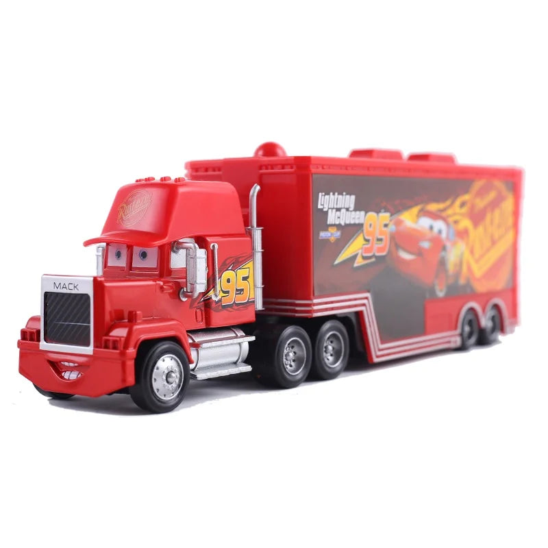 Disney Pixar Cars 2 3 Lightning McQueen Mack oncle Jackson Storm voiture camion 1:55 véhicule moulé sous pression jouets en métal cadeau pour enfants enfant
