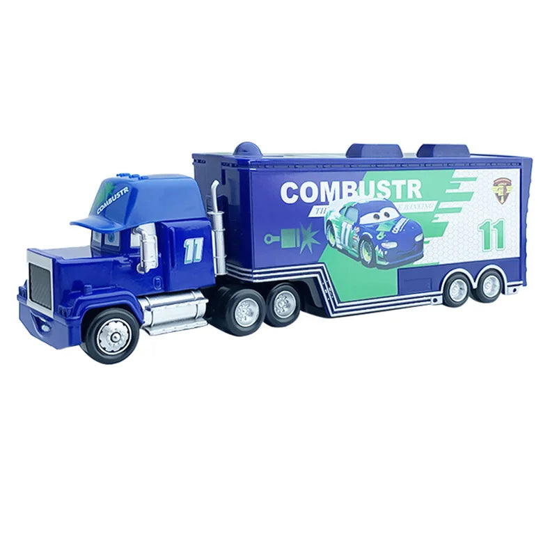 Disney Pixar Cars 2 3 Lightning McQueen Mack oncle Jackson Storm voiture camion 1:55 véhicule moulé sous pression jouets en métal cadeau pour enfants enfant