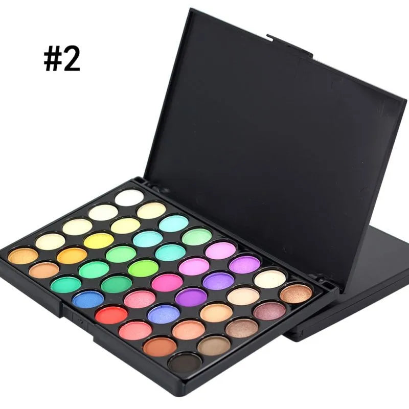 Professional 40 colors Matte Color Pigments Make Up Eye Shadow Glitter Matte Waterproof Makeup Eyeshadow Nude Palette